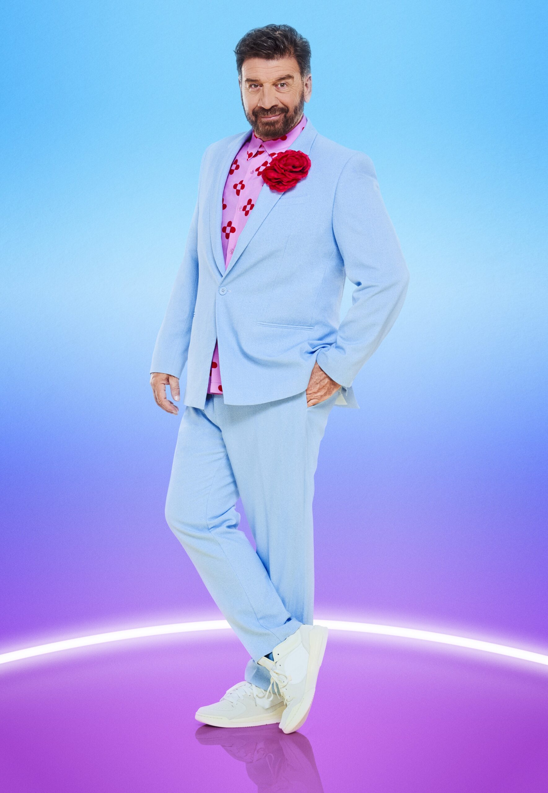 Nick Knowles posing in Strictly promo picture