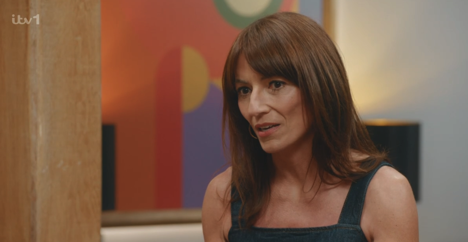 Davina McCall speaking on My Mum Your Dad