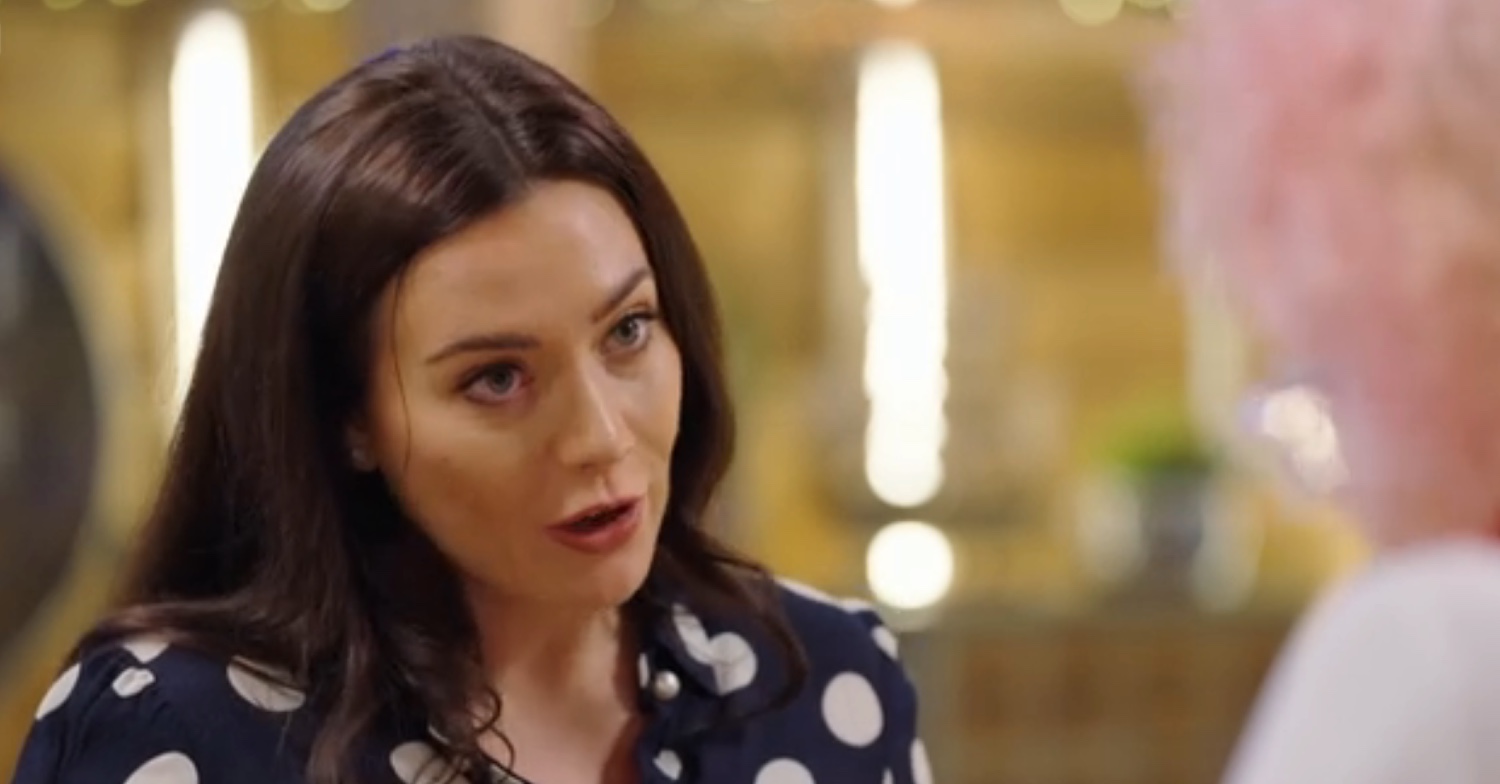 Camilla on The Repair Shop talking