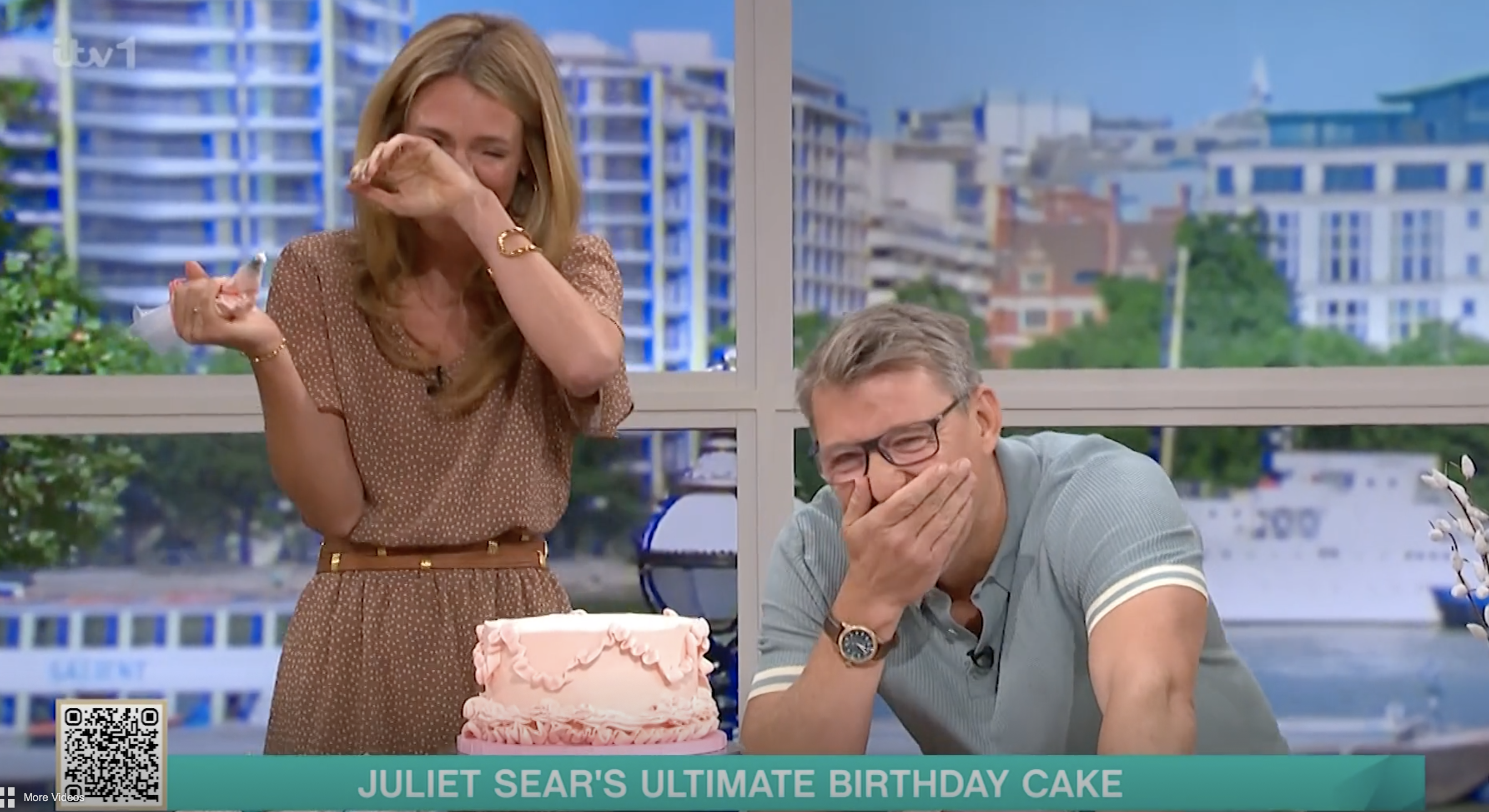 Cat Deeley and Ben Shephard couldn't hide their laughter on This Morning