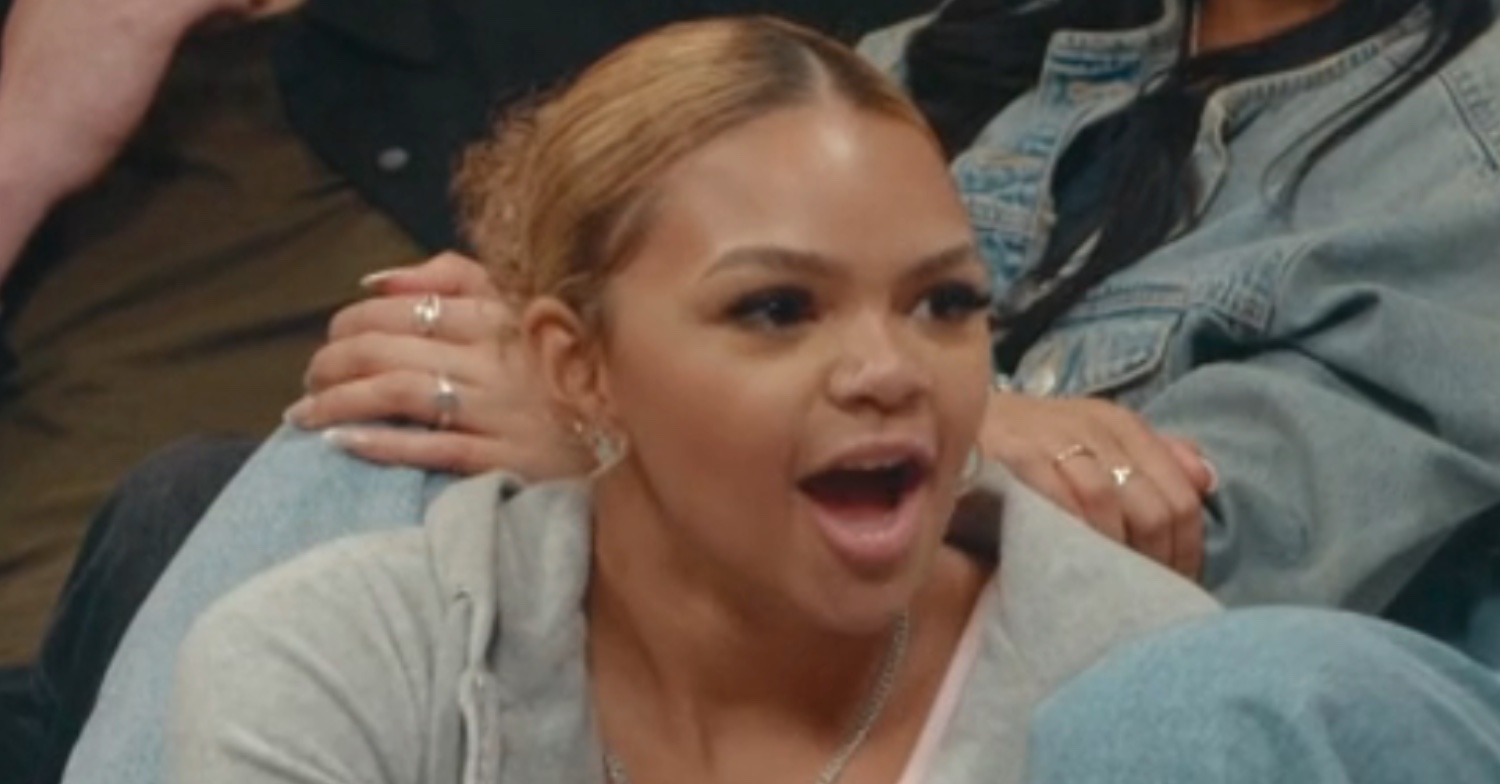 Tiana on My Mum Your Dad with a shocked expression