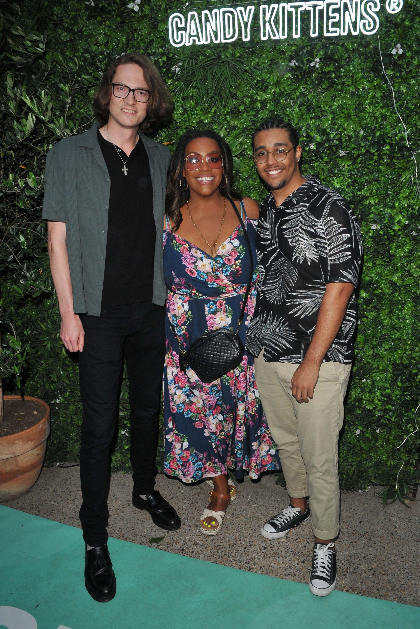 Alison Hammond at event with boyfriend and son