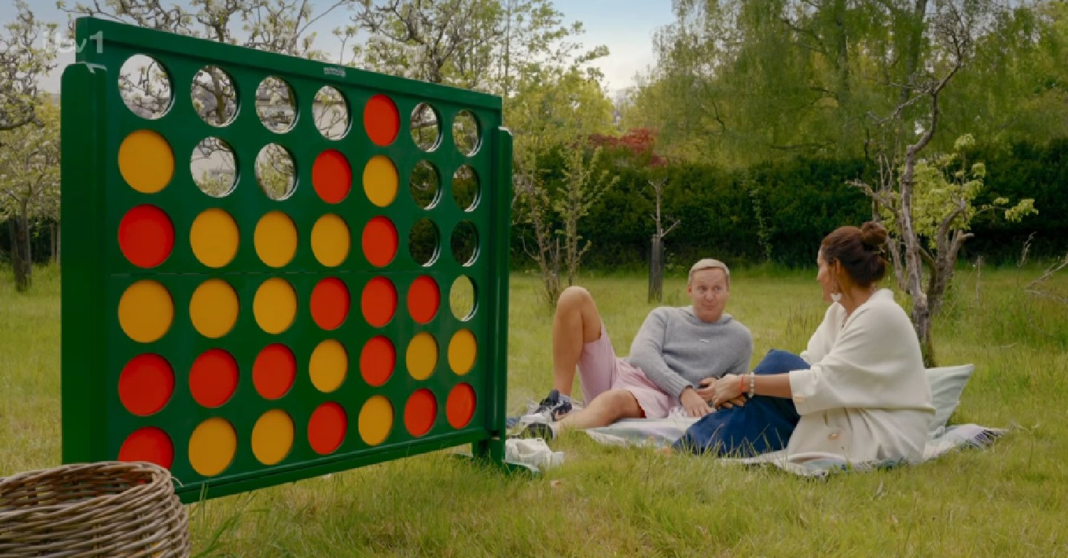 Andy and Steph on a date on My Mum, Your Dad