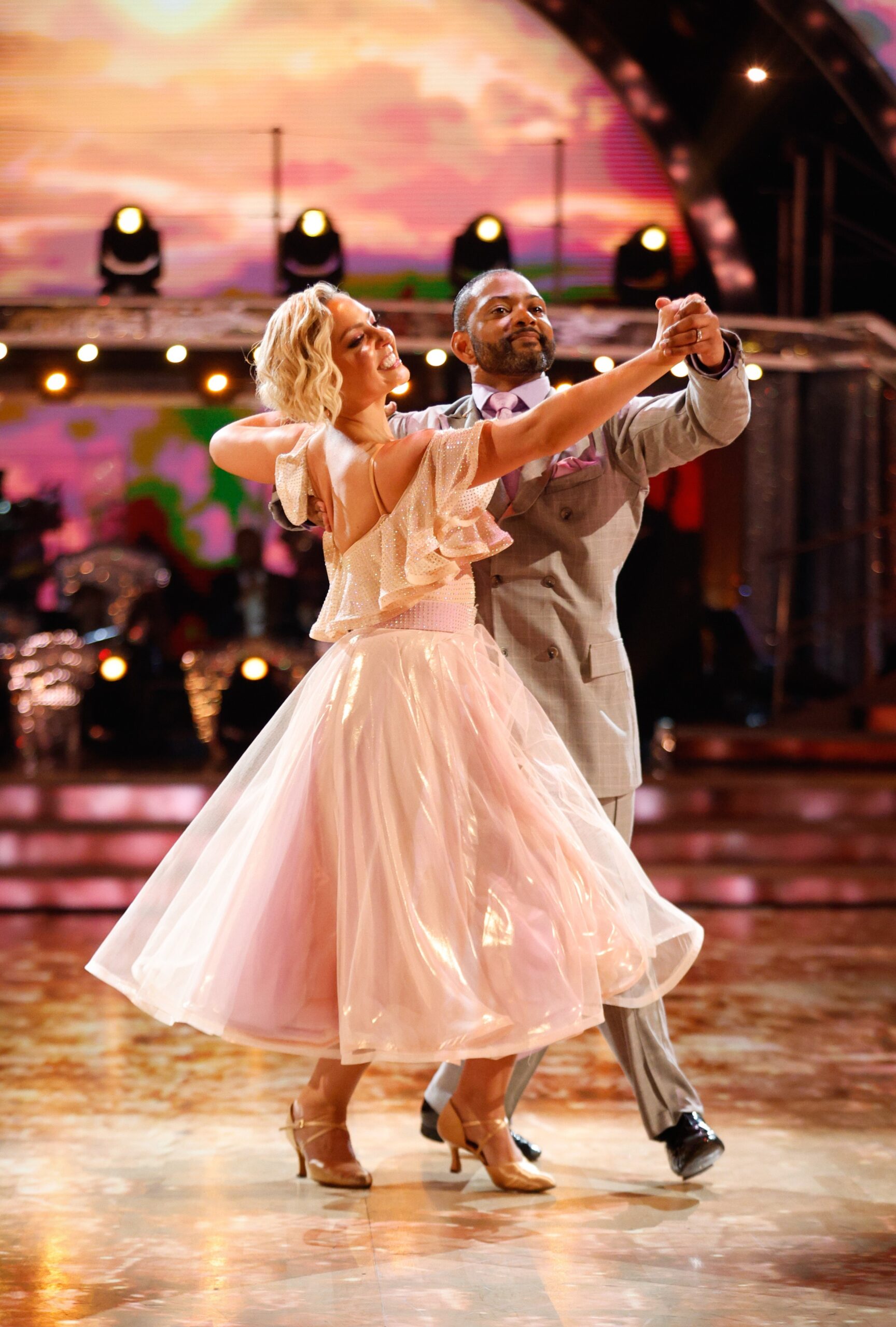 JB Gill and Amy Dowden dancing on Strictly 2024