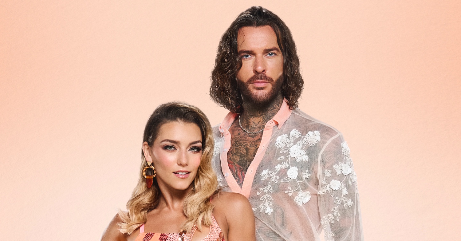 Jowita Przystal and Pete Wicks in their official Strictly Come Dancing promo picture