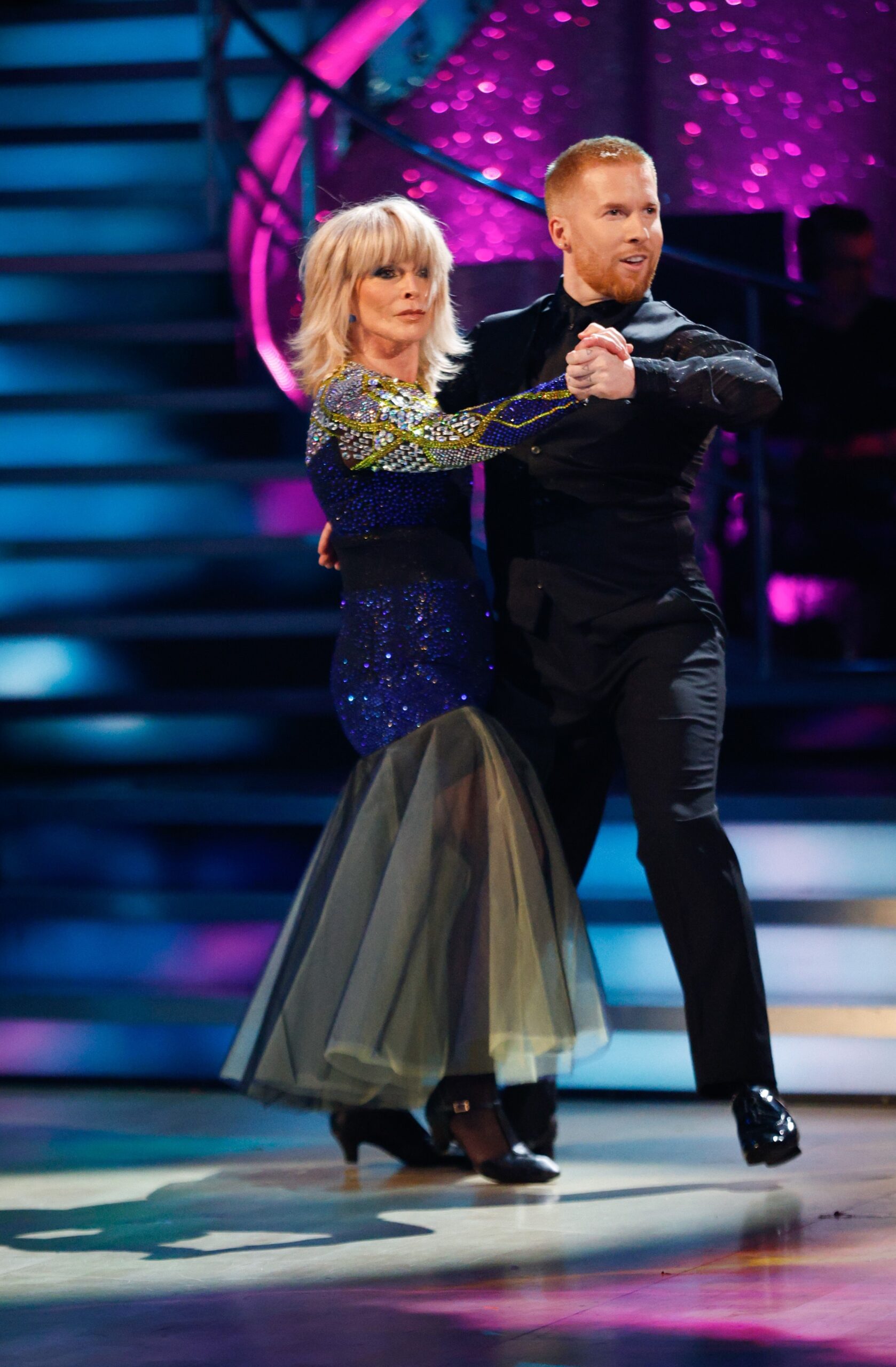 Toyah Willcox dancing with Neil Jones on Strictly