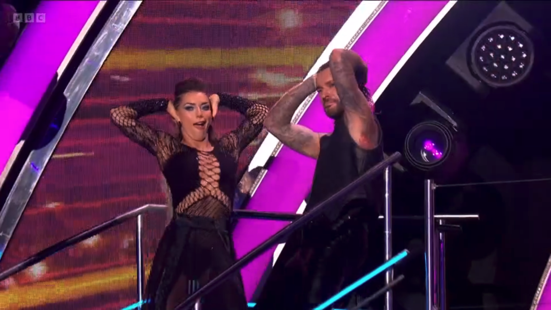 Pete Wicks and Jowita Pryzstal dancing on Strictly
