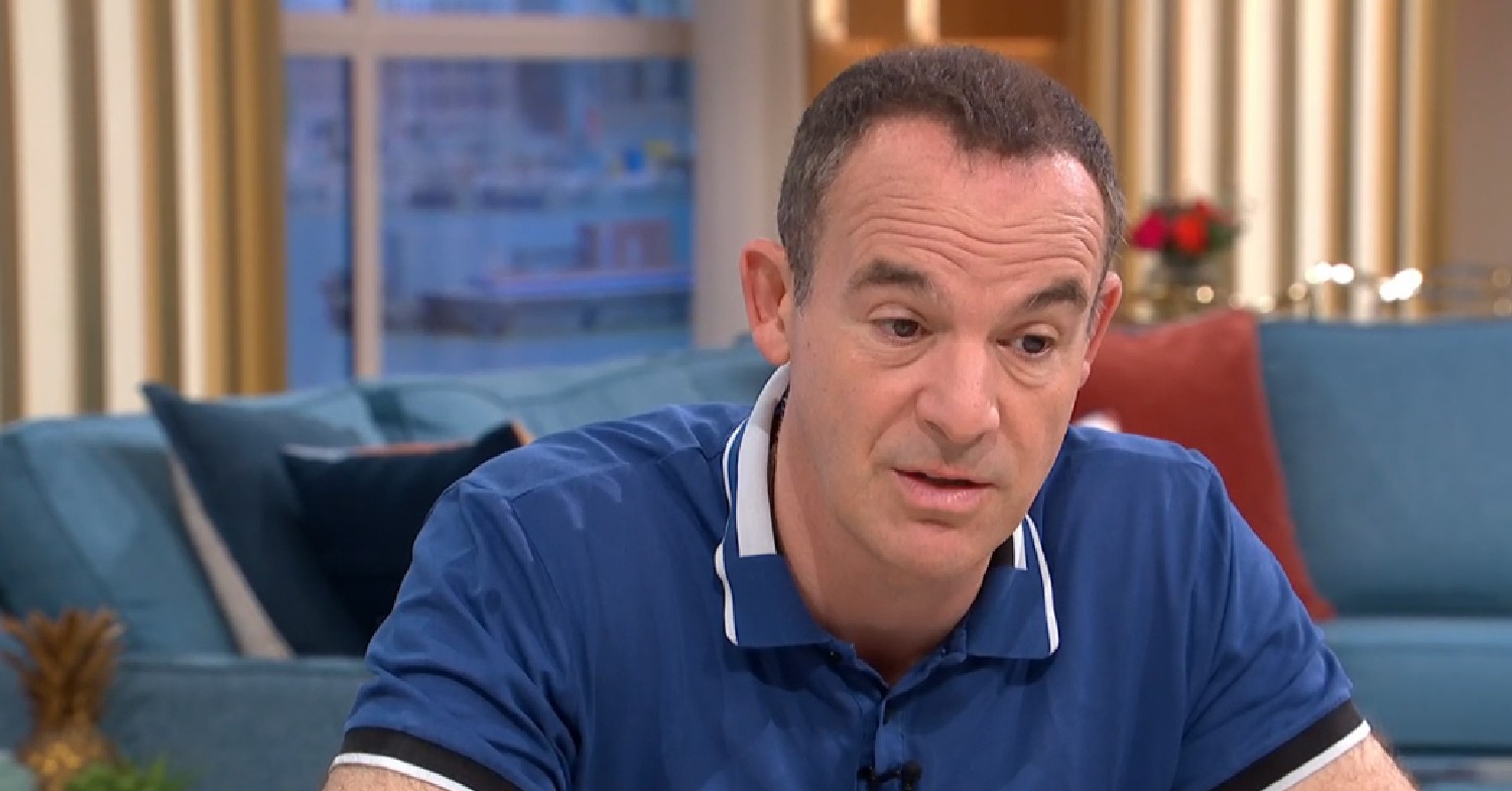 Martin Lewis looks sad on This Morning