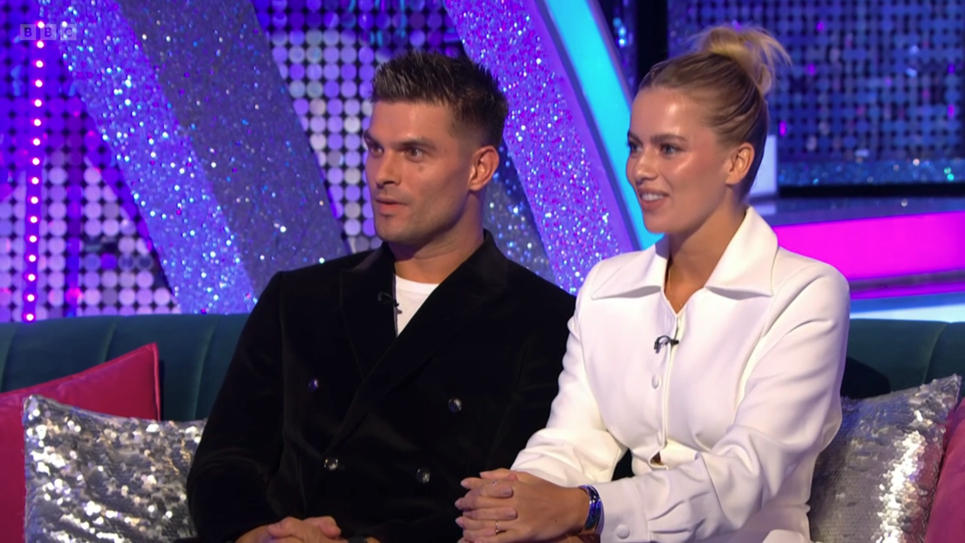 Aljaz Skorjanec and Tasha Ghouri on Strictly It Takes Two