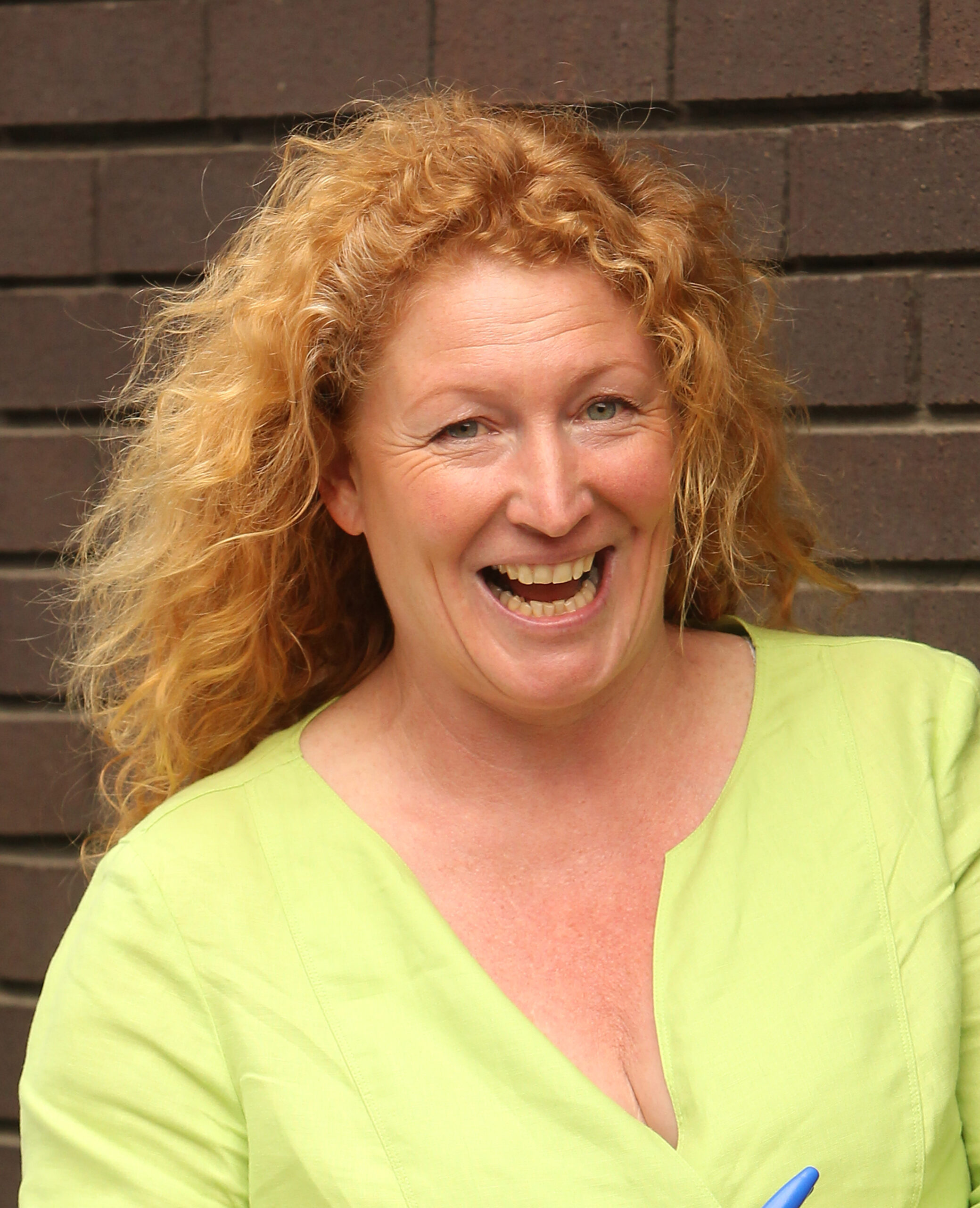 Charlie Dimmock smiling