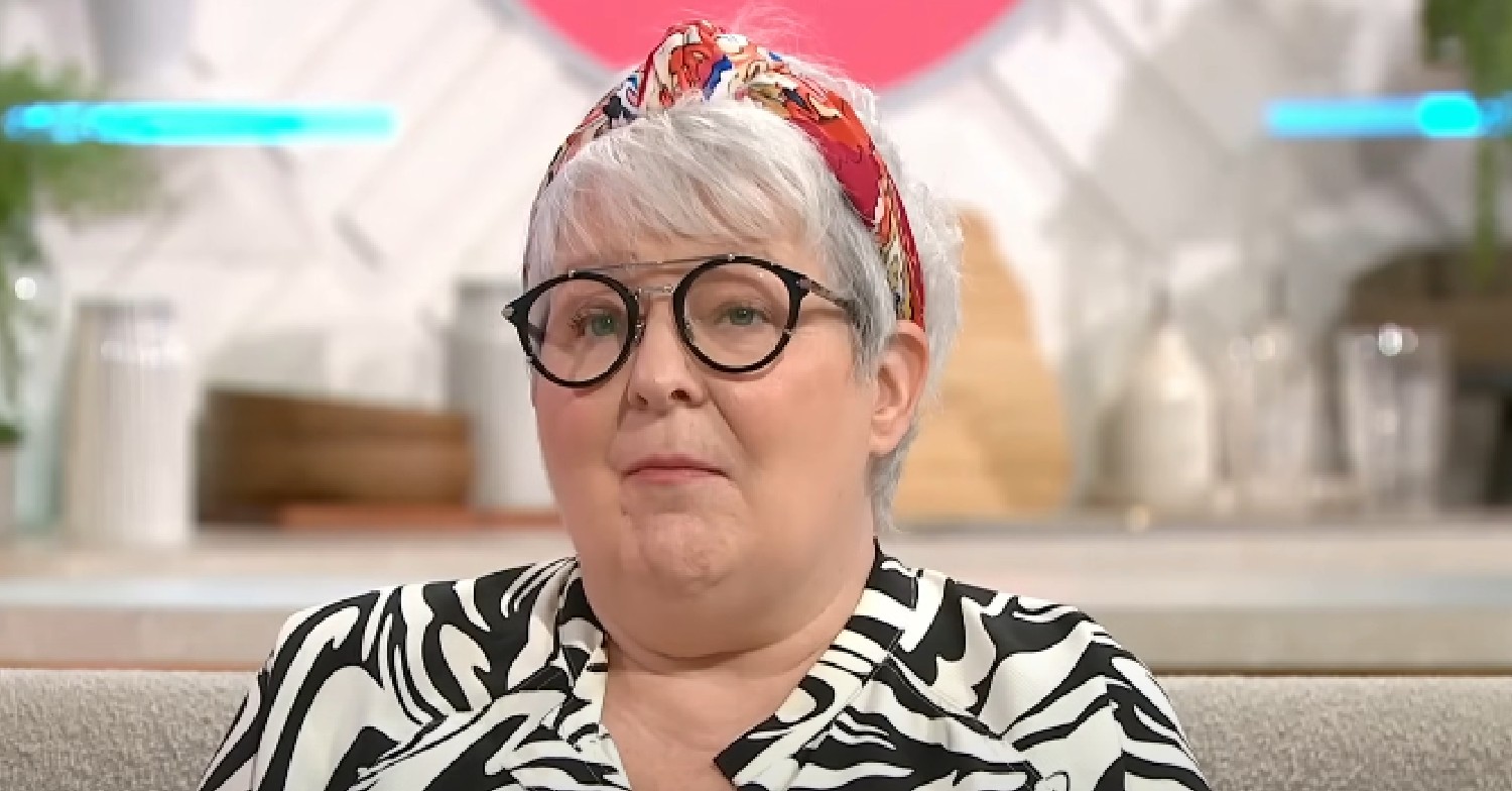 Janey Godley speaking on Lorraine
