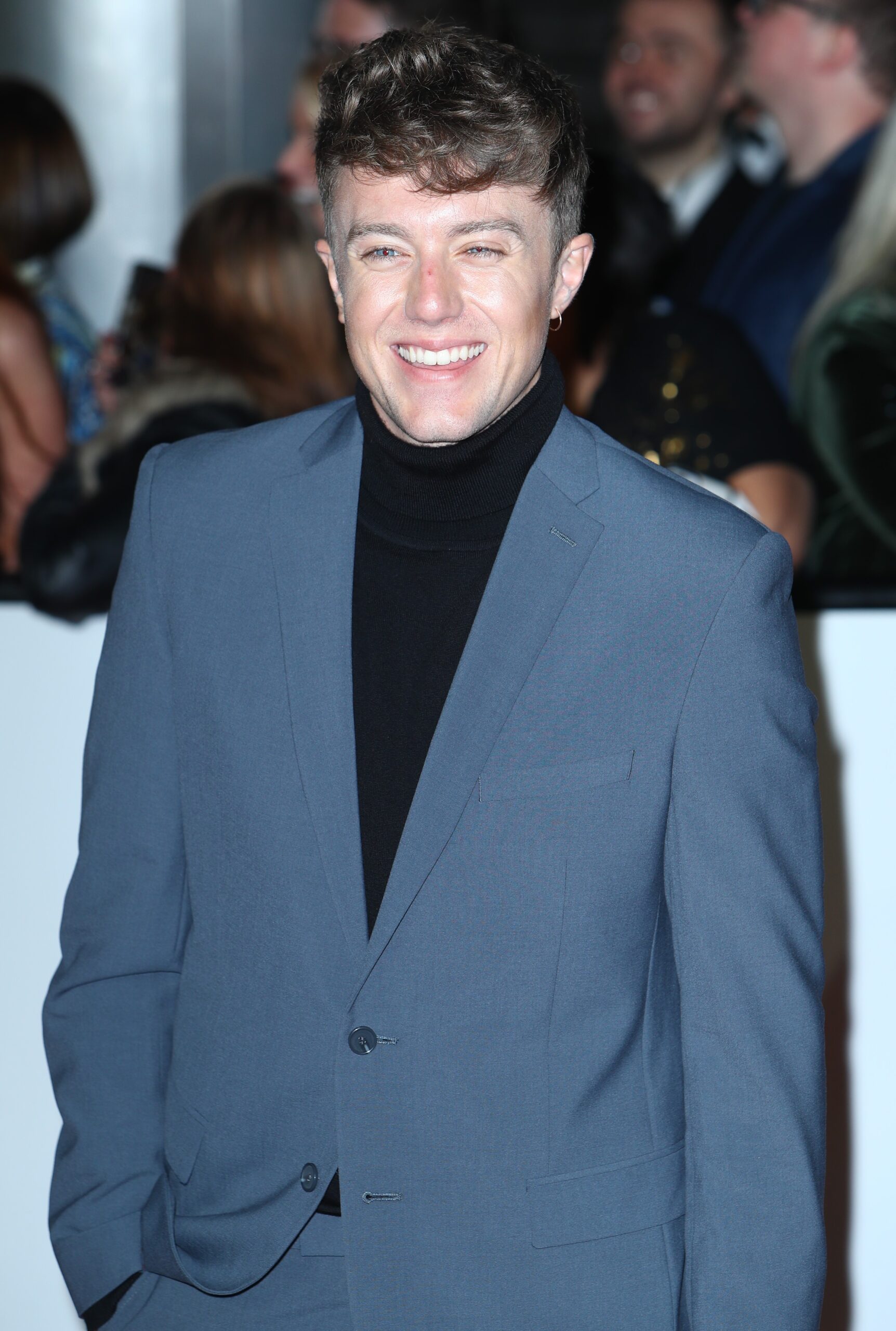 Roman Kemp smiling at the NTAs