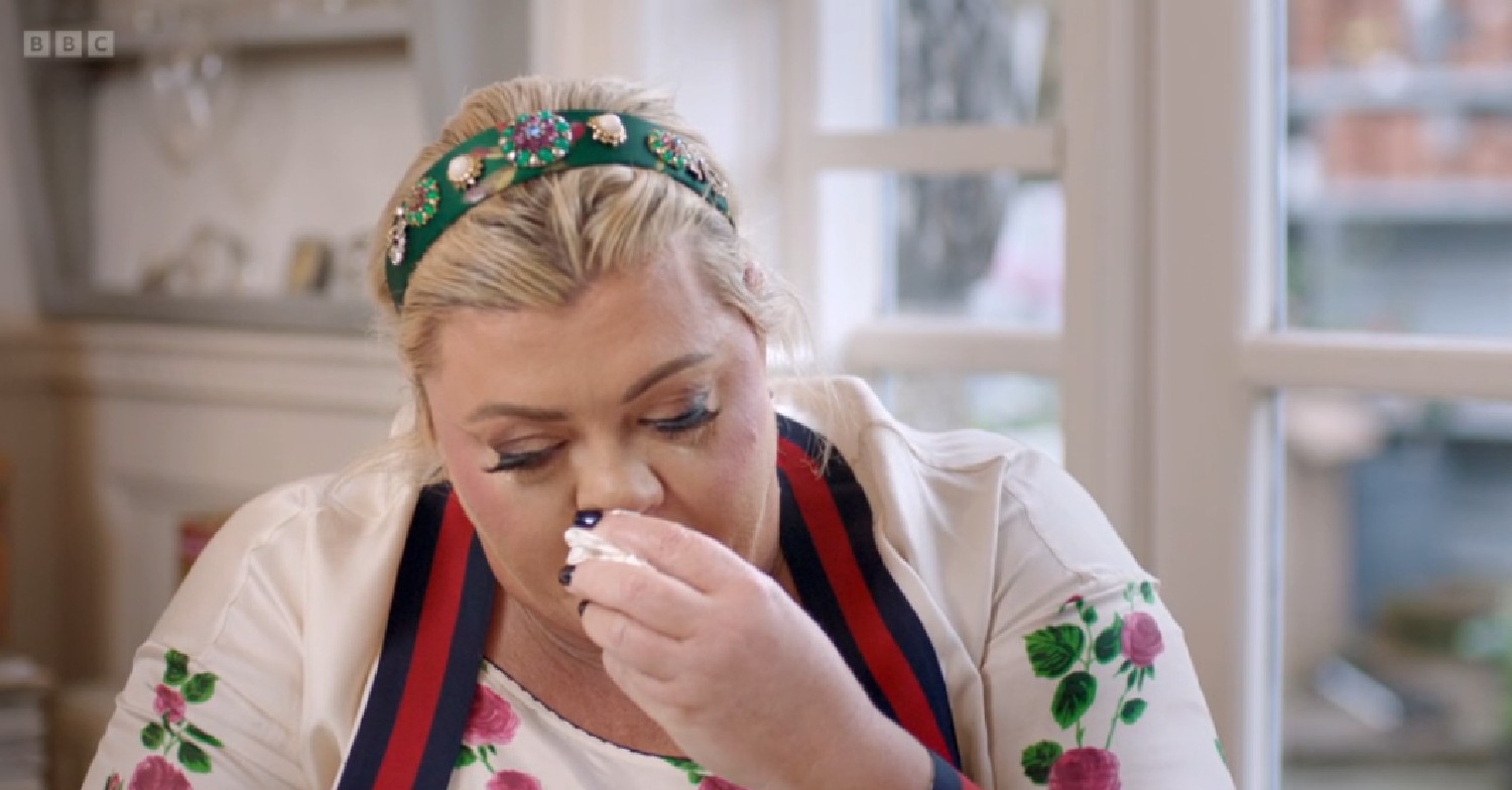 Gemma Collins crying on Who Do You Think You Are?