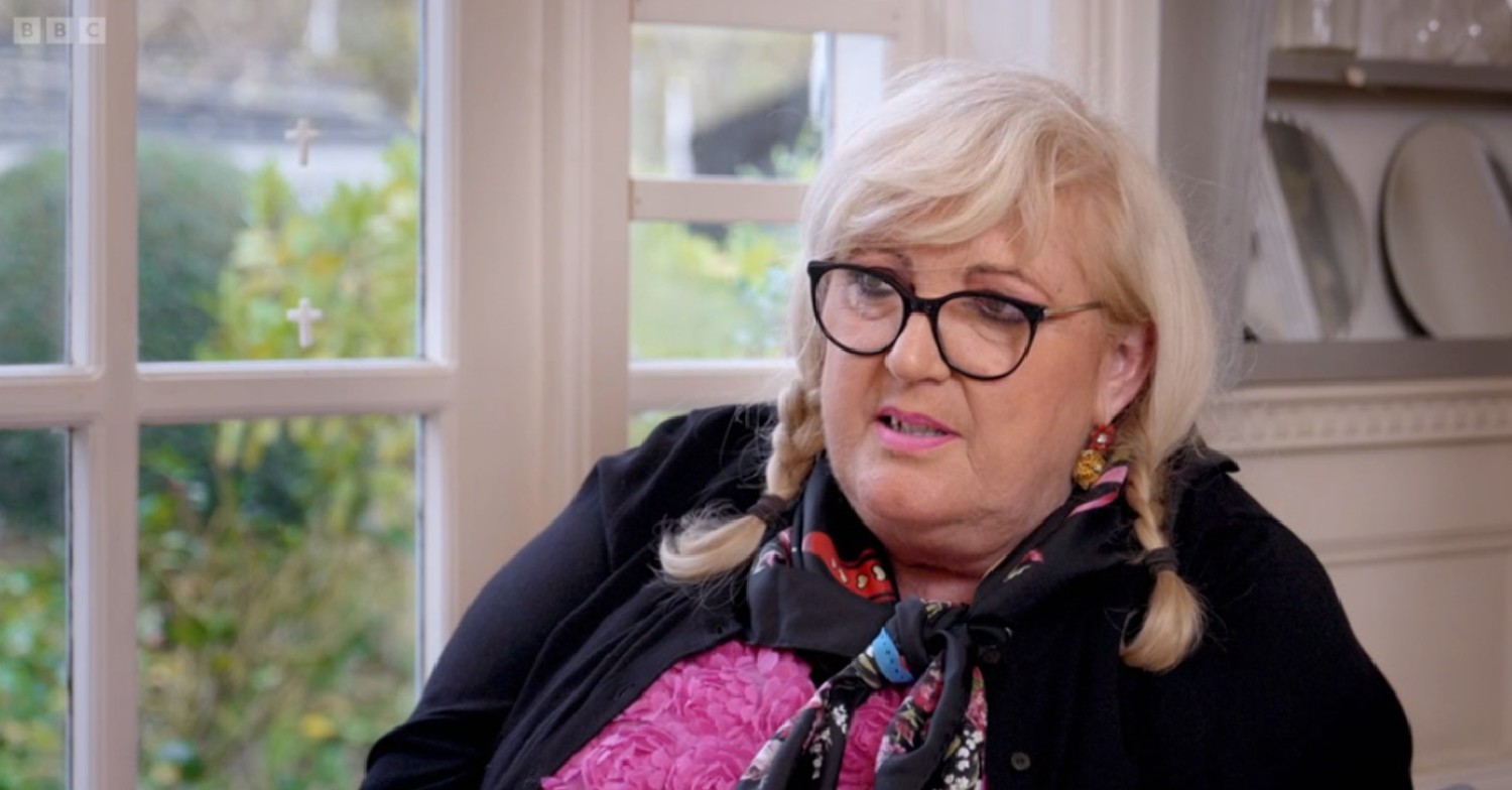 Gemma Collins' mum speaking on Who Do You Think You Are?