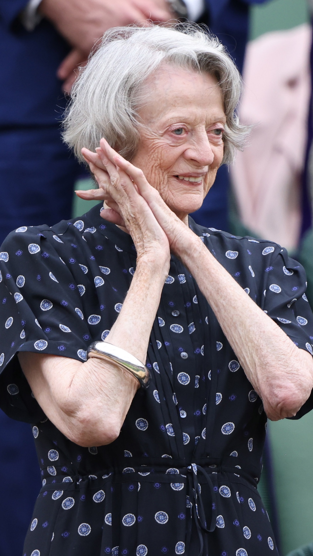 Dame Maggie Smith at Wimbledon
