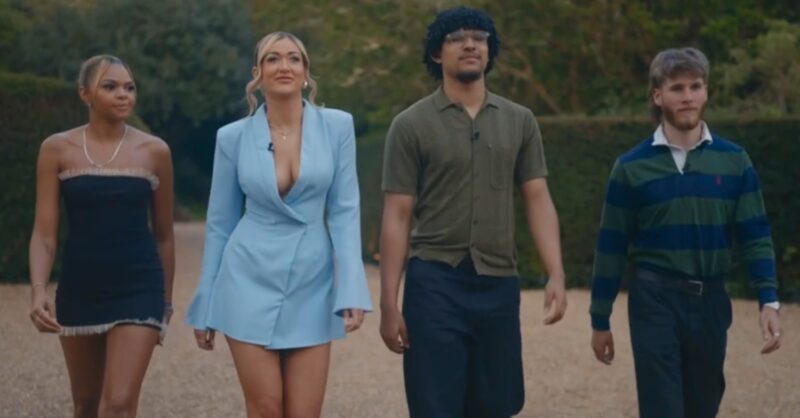 My Mum, Your Dad kids walking up to the house