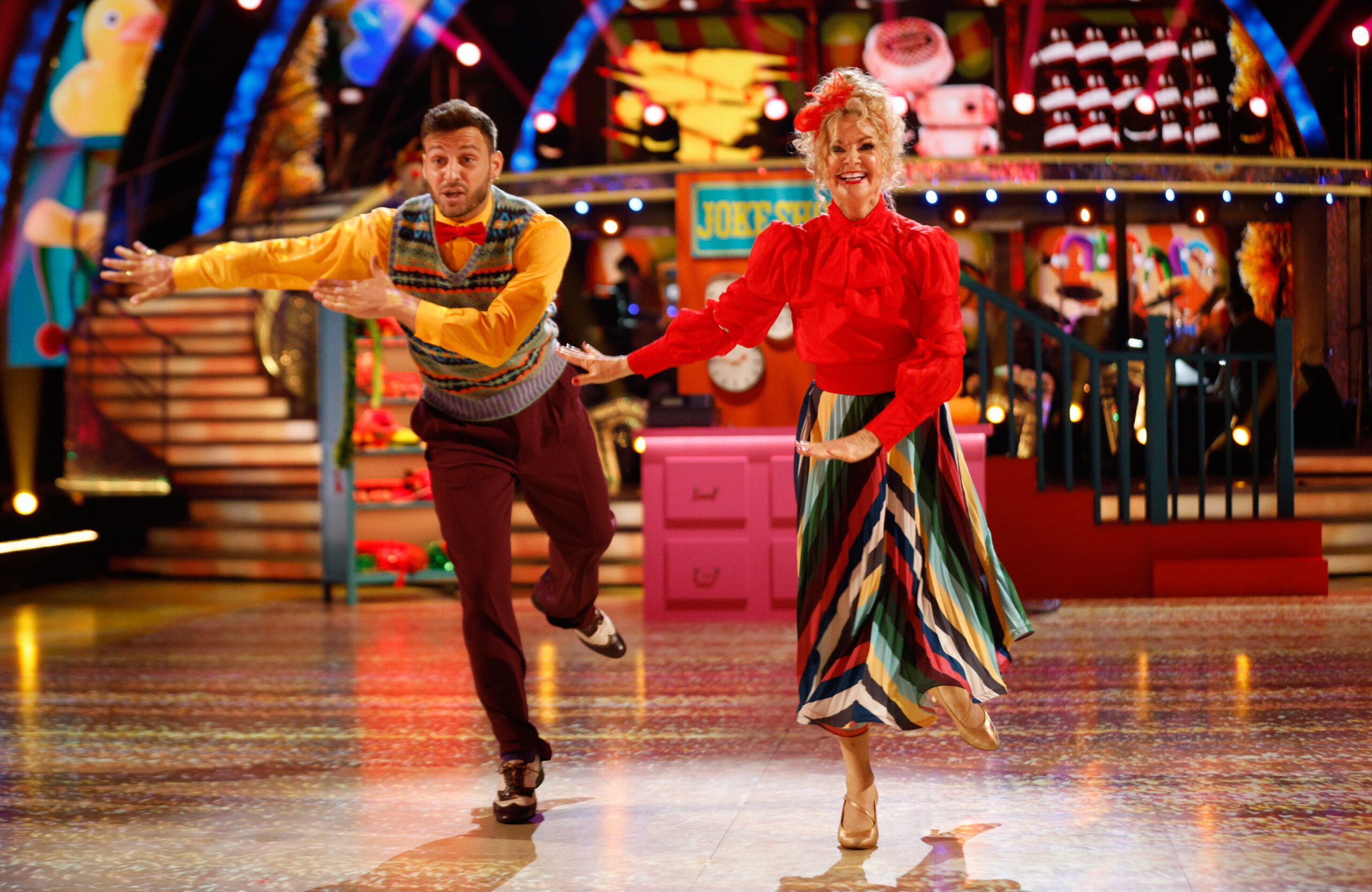 Sarah Hadland and Vito Coppola dancing on Strictly