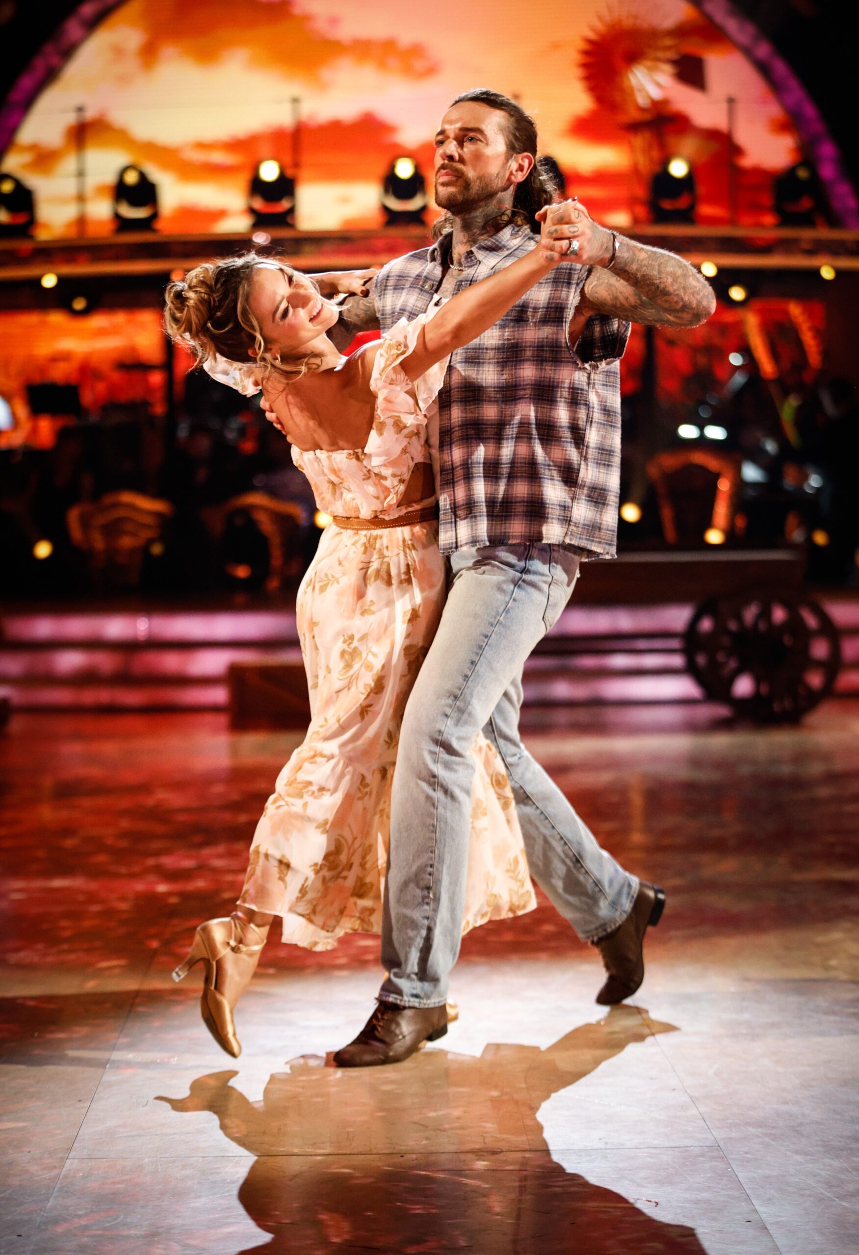 Jowita and Pete dancing on Strictly