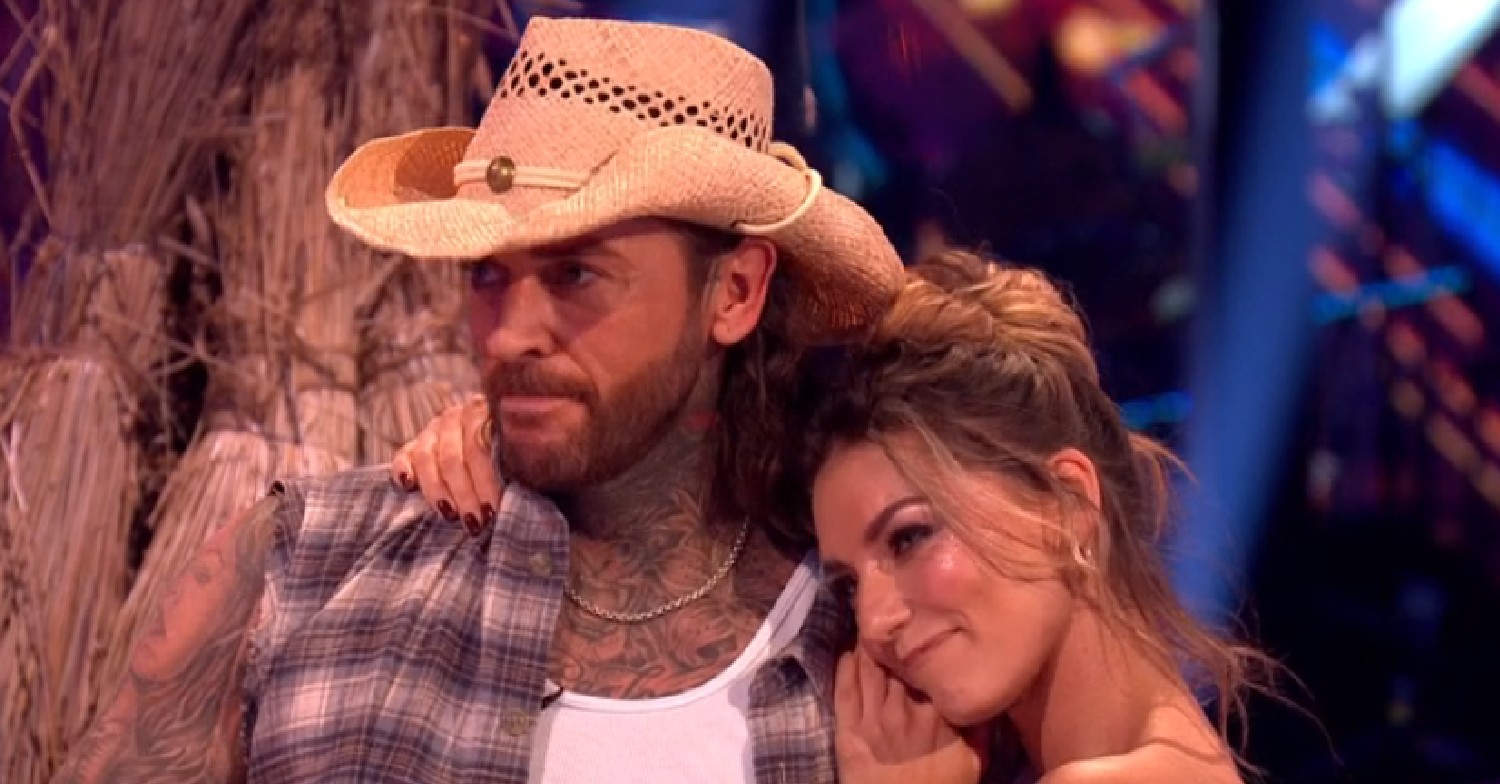 Pete Wicks and Jowita Przystał after Strictly performance