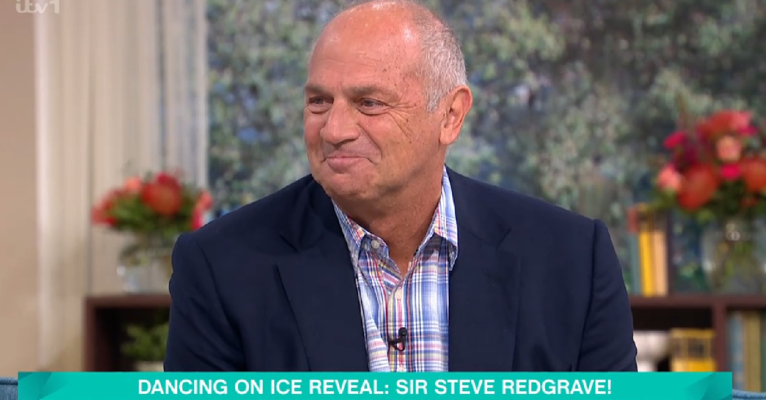 Sir Steve Redgrave smiling on This Morning