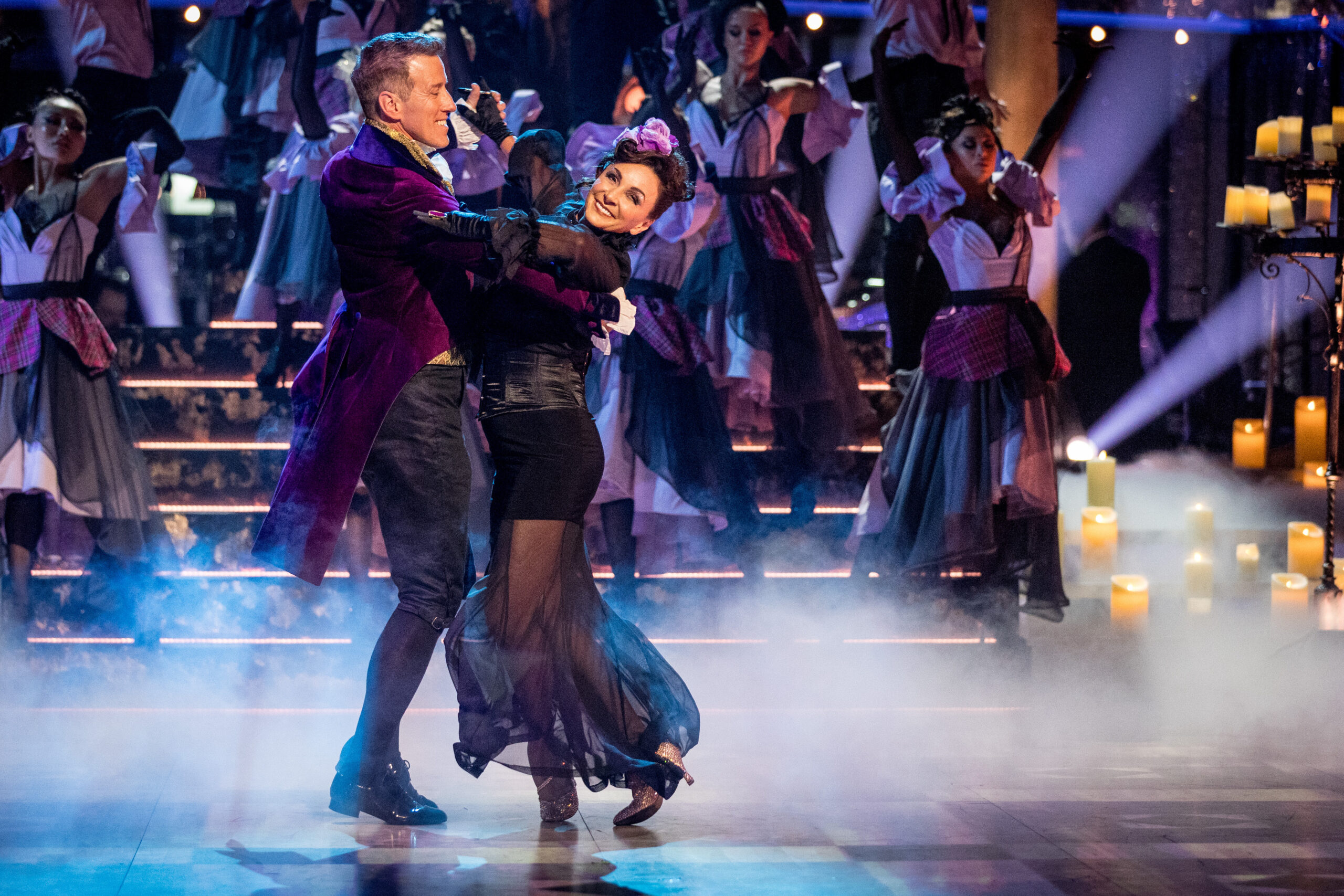 Shirley Ballas dancing with Anton Du Beke on Strictly