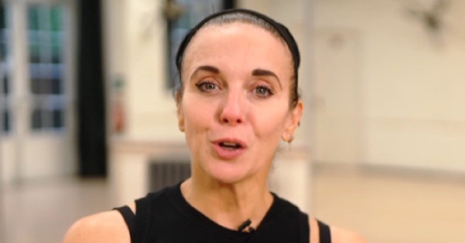 Amanda Abbington speaking on Strictly