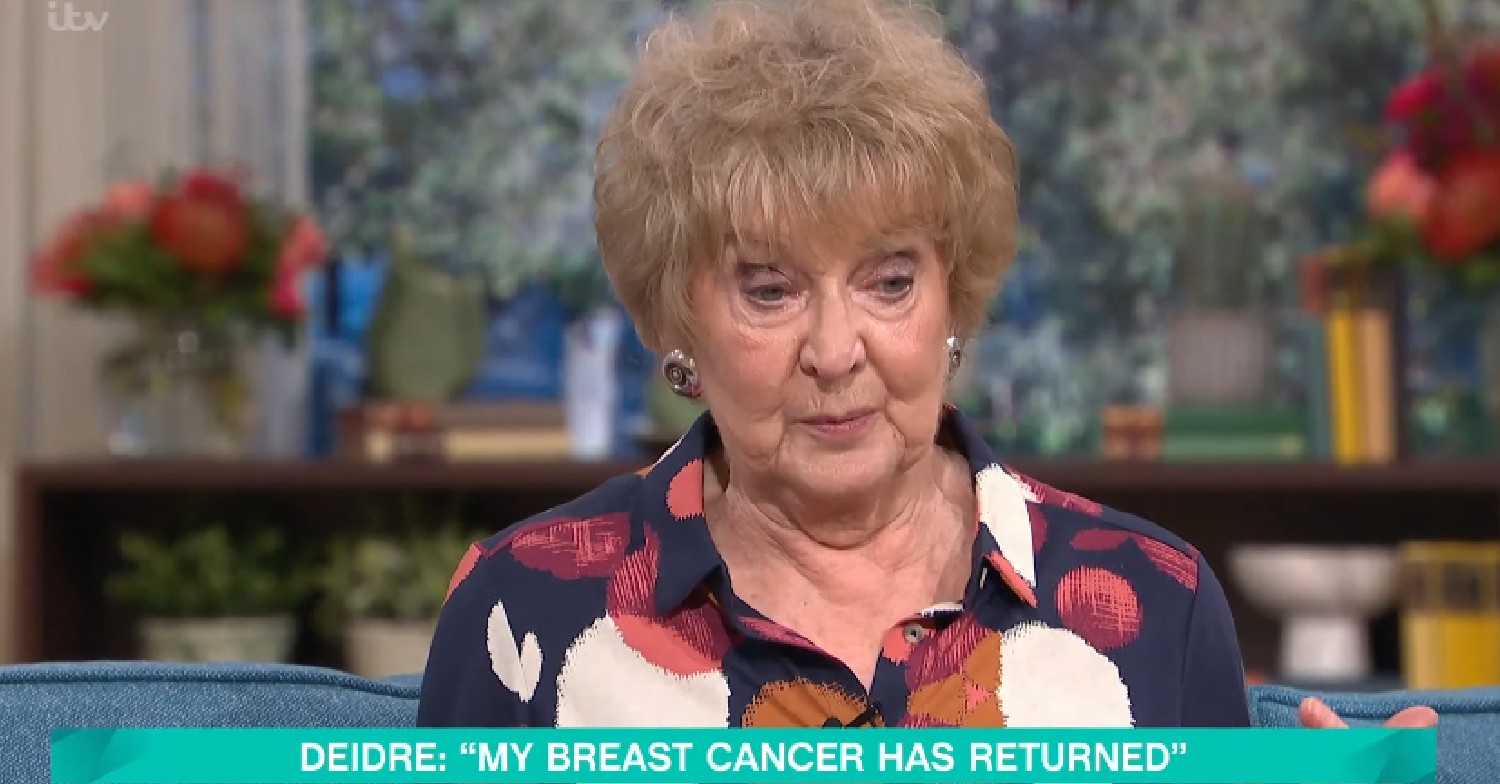 Deidre Sanders talking on This Morning