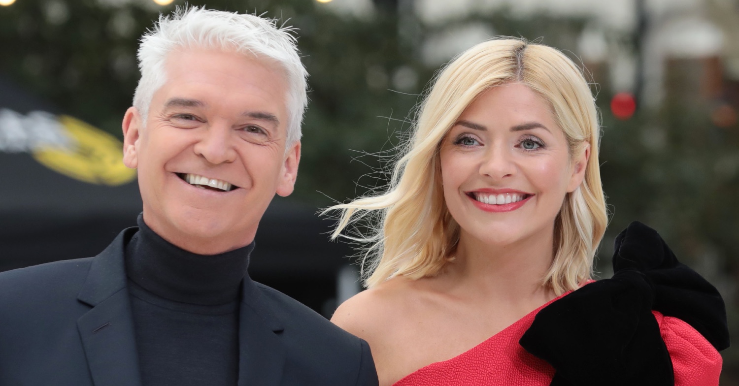 Phillip Schofield and Holly Willoughby smiling