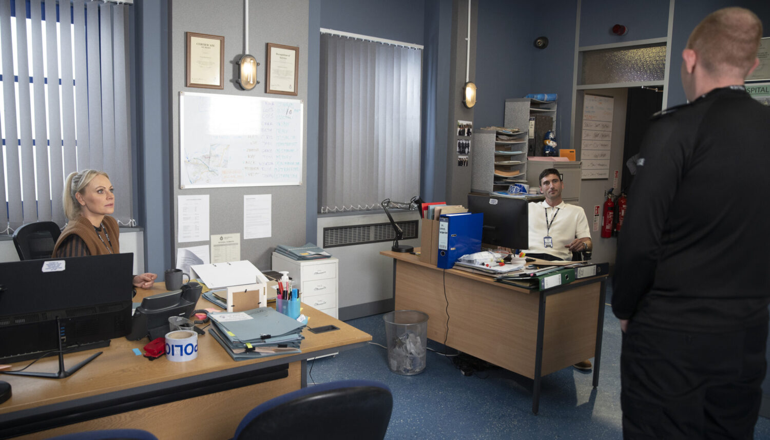 Kit, Craig and Lisa on Corrie