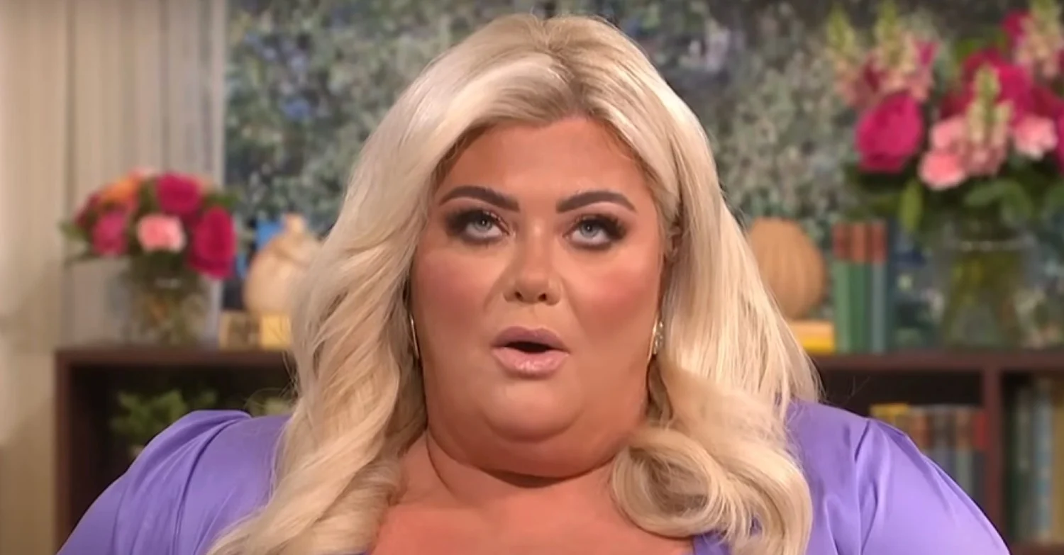 Gemma Collins talking on This Morning talking
