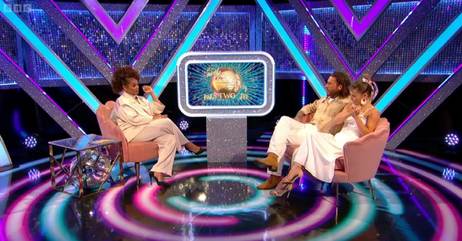 Fleur East speaking to Pete and Jowita on It Takes Two