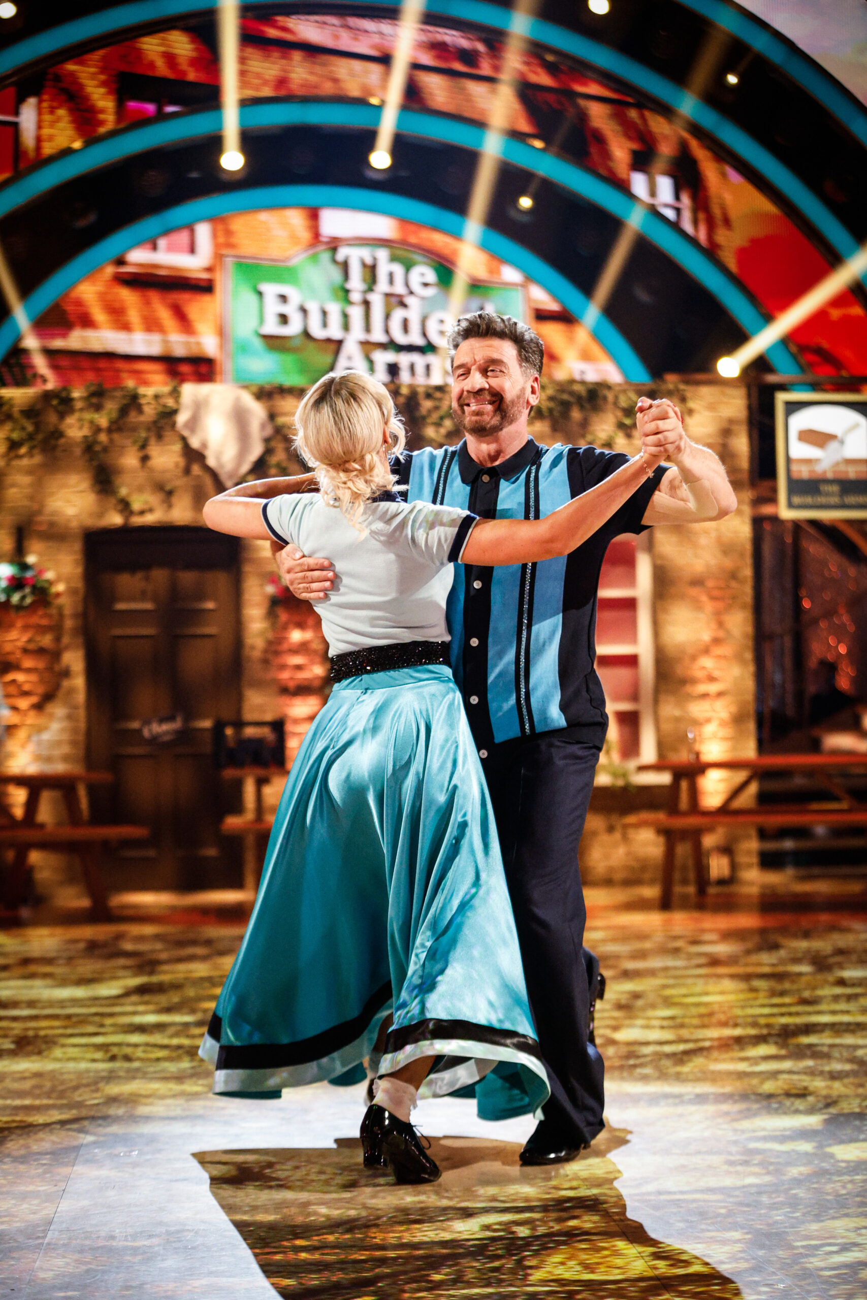 Nick Knowles dancing with Luba on Strictly