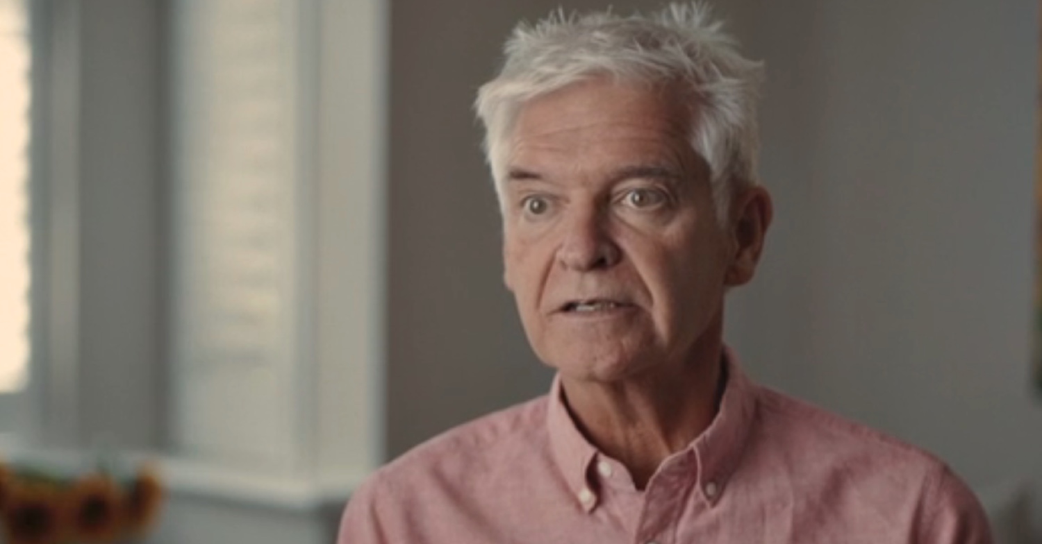 Phillip Schofield talking