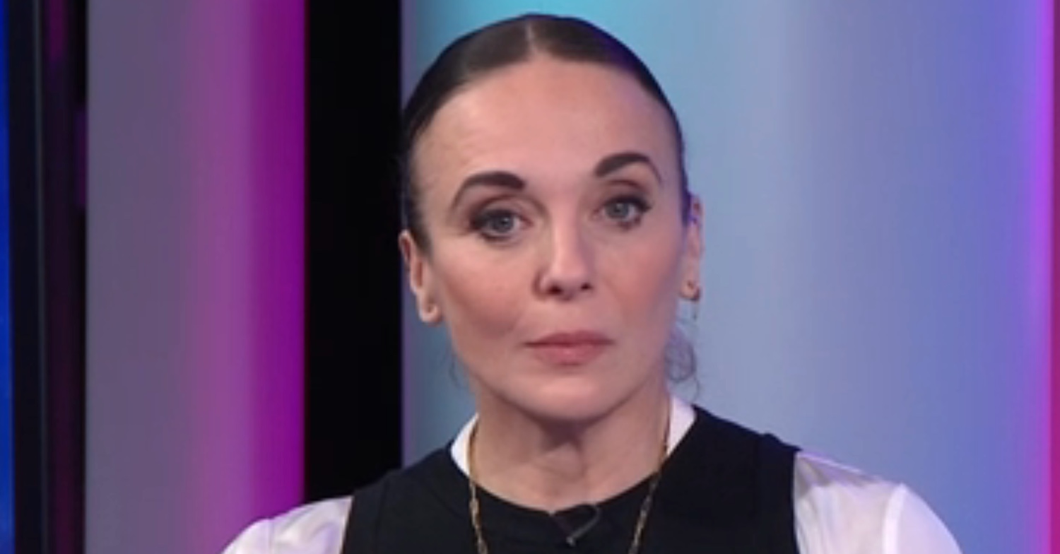 Amanda Abbington on Newsnight