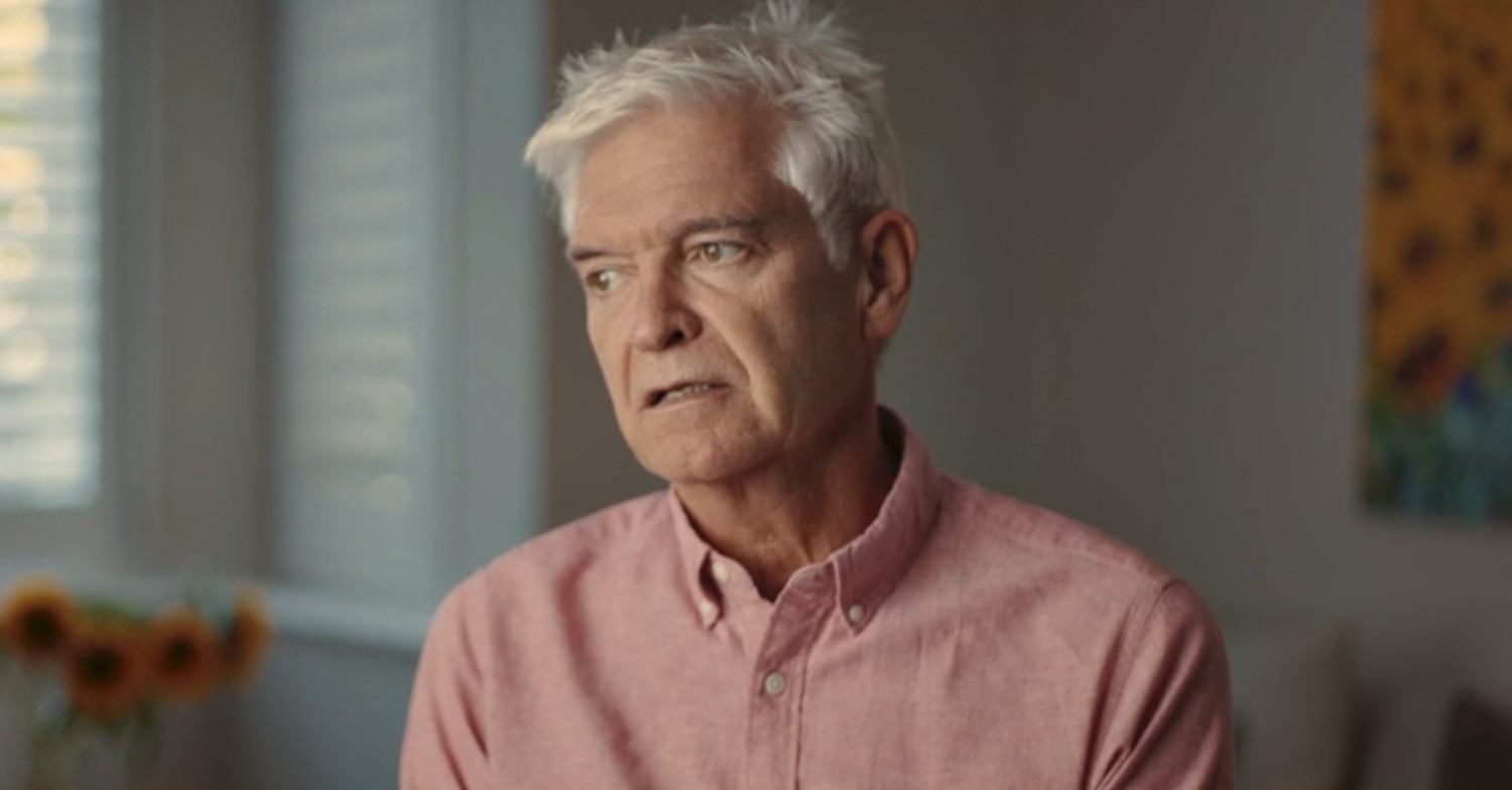 Phillip Schofield talking on Cast Away