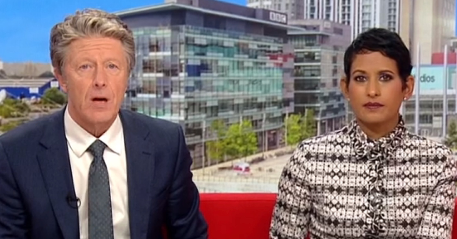 Charlie Stayt and Naga Munchetty on BBC Breakfast