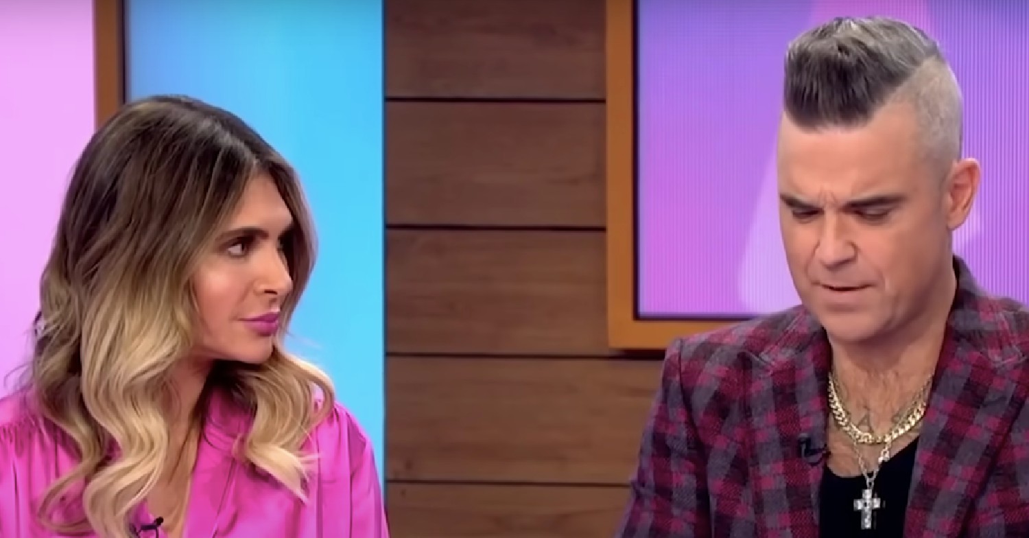 Ayda Field and Robbie Williams