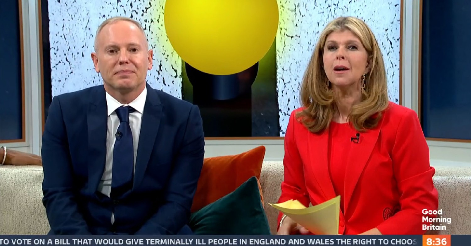 Robert Rinder and Kate Garraway on GMB