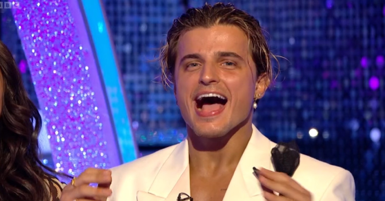 Nikita Kuzmin looks animated on It Takes Two