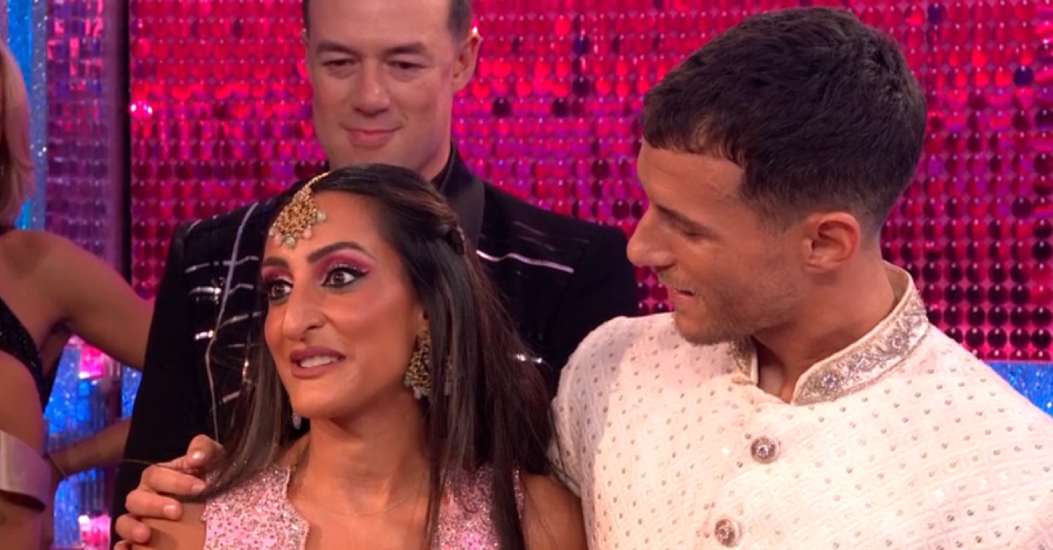 Dr Punam Krishan and Gorka Marquez smiling 