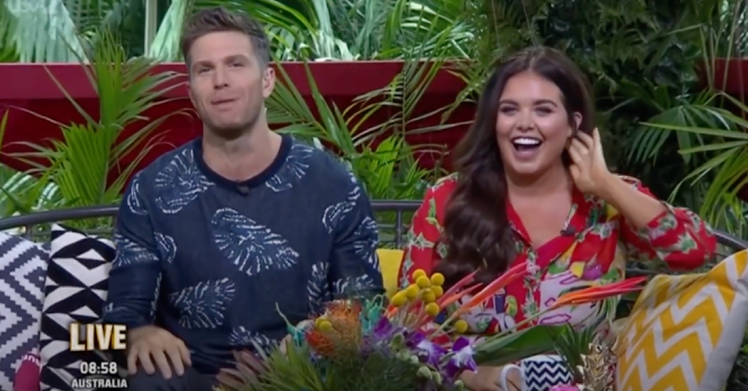 Joel Dommett and Scarlett Moffat hosting Extra Camp