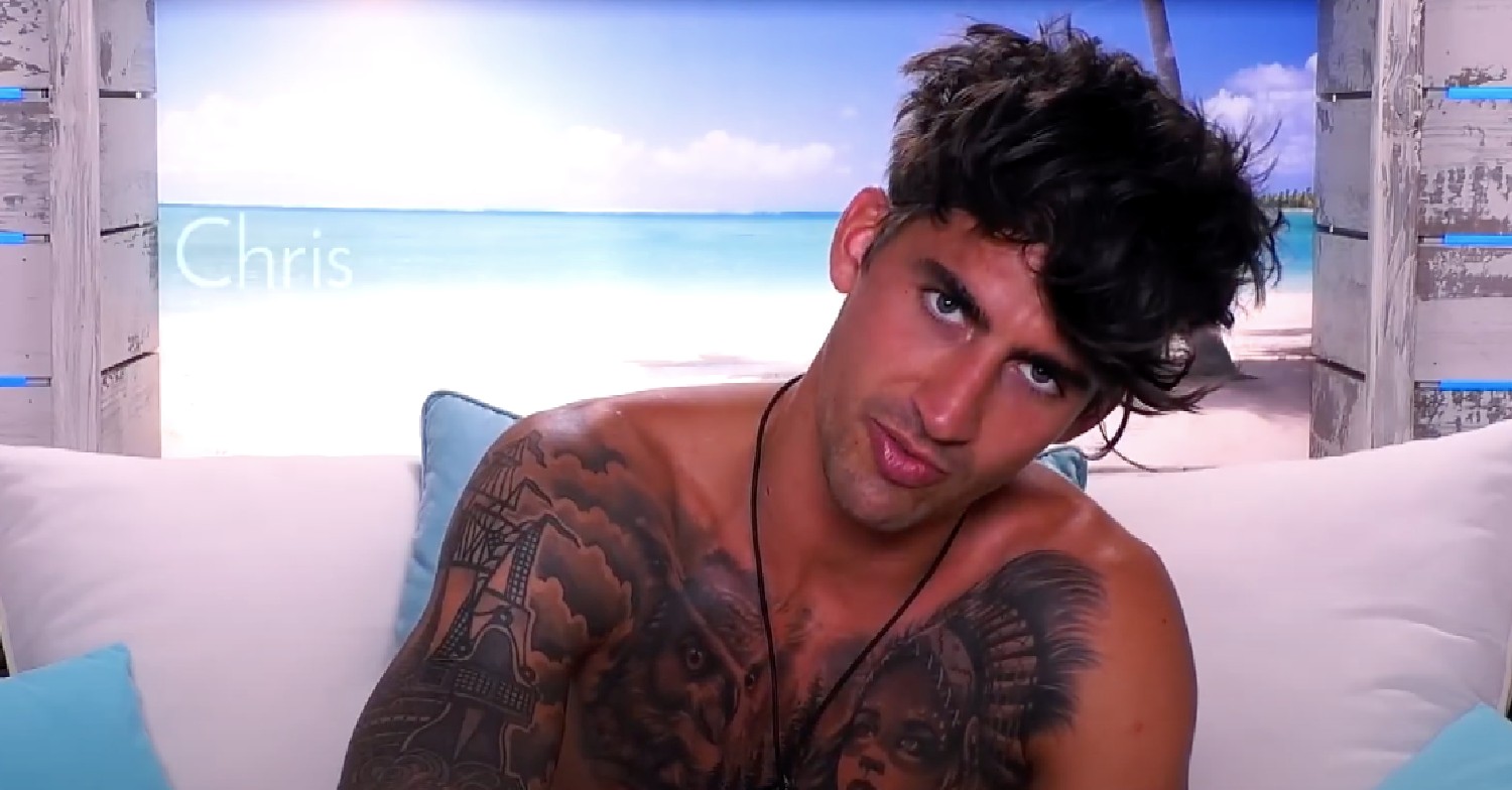 Chris on Love Island