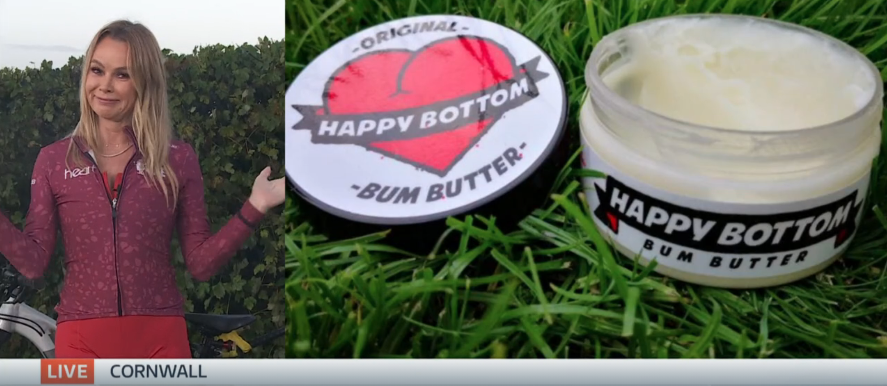 Amanda Holden bum butter GMB