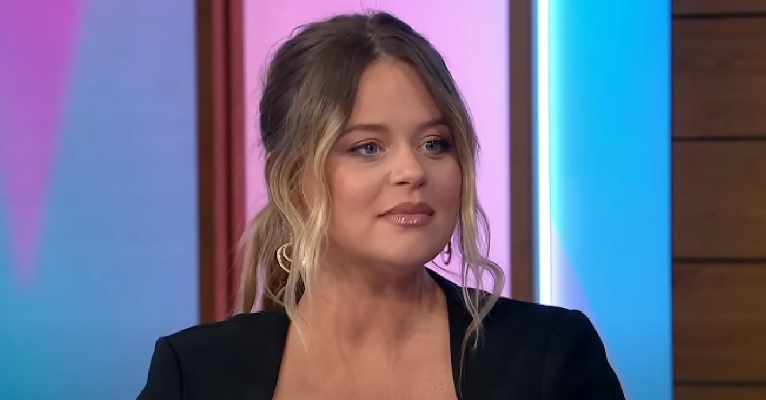 Emily Atack speaking on Loose Women