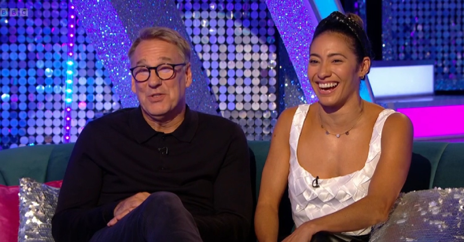 Paul Merson and Karen Hauer on Strictly It Takes Two