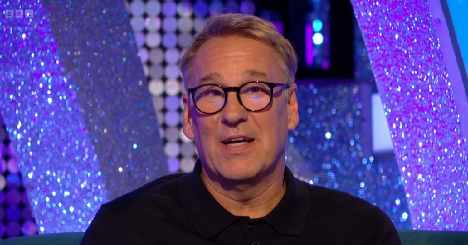 Paul Merson talking on Strictly It Takes Two