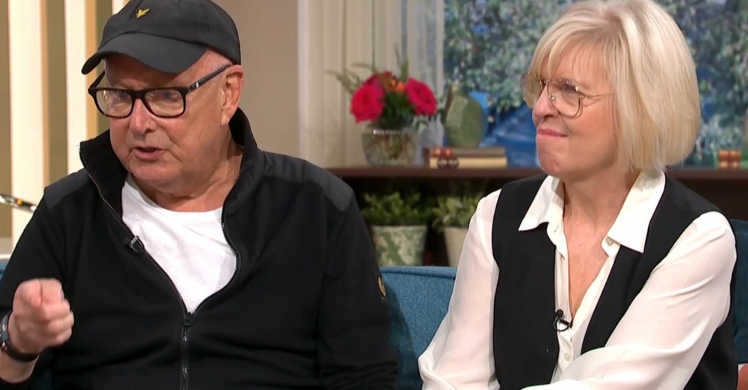 Trevor Sorbie on This Morning with his wife Carol