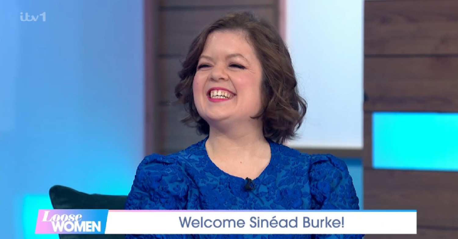 Sinéad Burke smiling on Loose Women