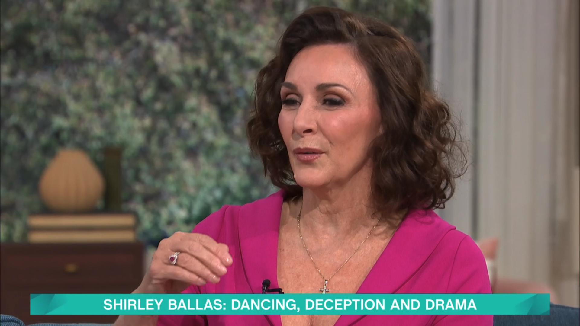 Shirley Ballas speaking on This Morning