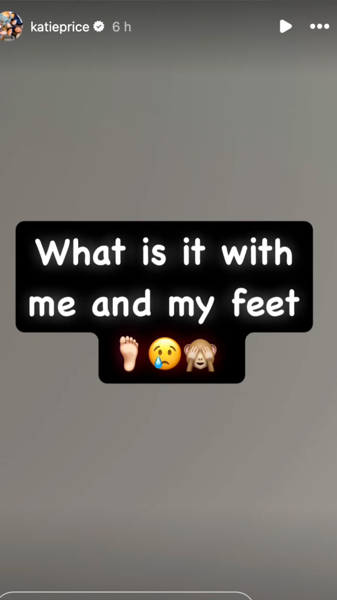 Katie Price Instagram story